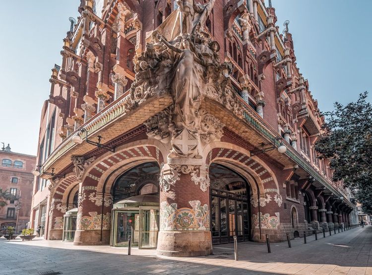 Palais de la Musique Catalane vu de l'extérieur