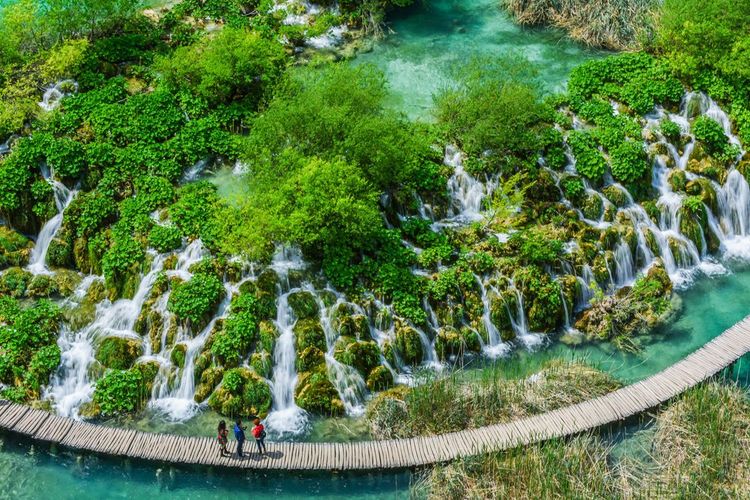 Parc national des lacs de Plitvice en Croatie