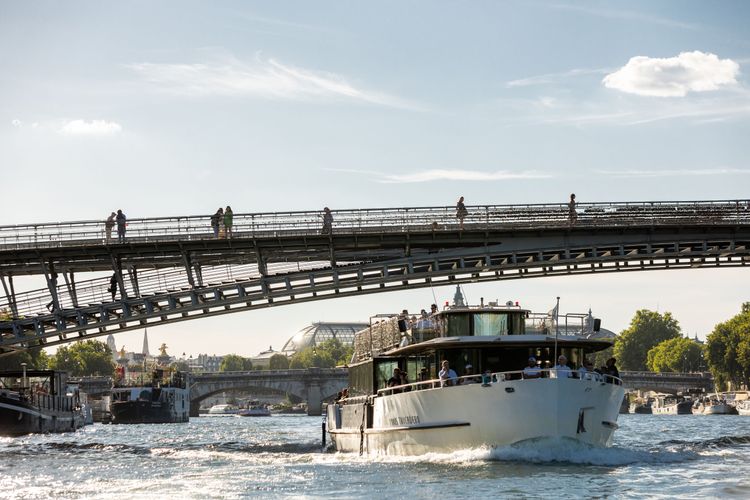Paris Trocadéro, premier bateau électrique des Vedettes de Paris
