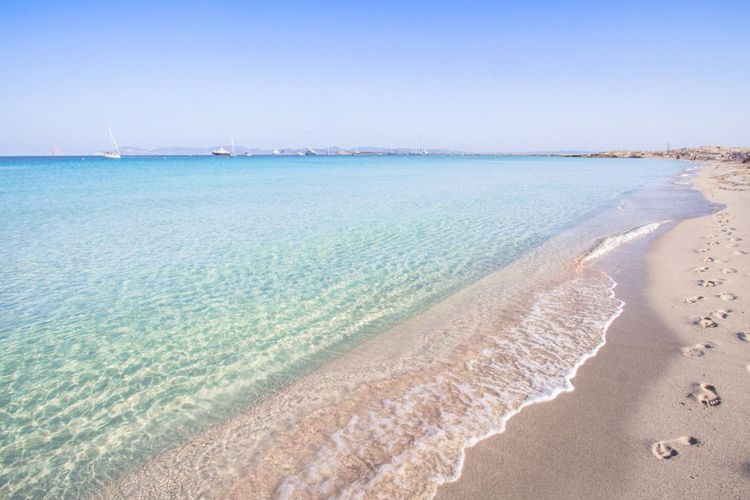 Plage de Ses Illetes, Formentera, Baléares