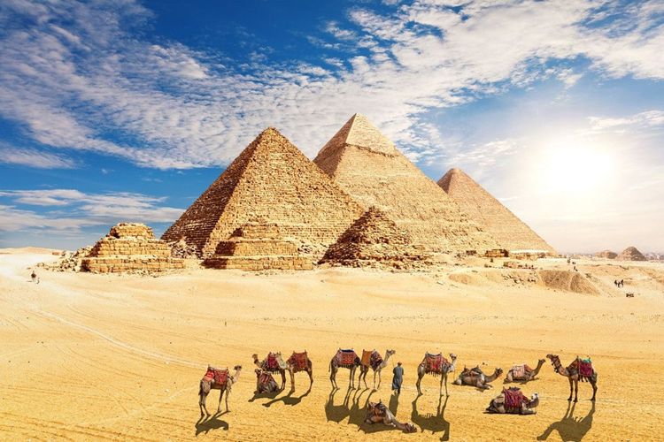 Pyramide de Gizeh, Egypte