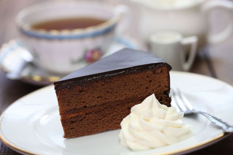 Sachertorte à l'Hôtel Sachel