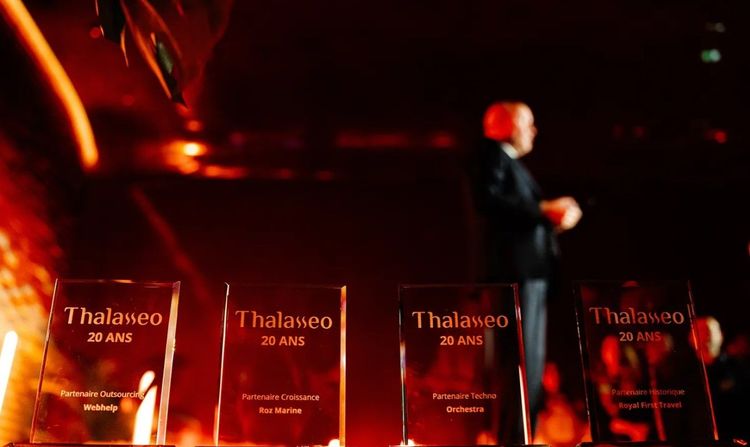 Alexandre Fontaine, directeur de Thalasseo lors du discours des 20 ans de Thalasseo
