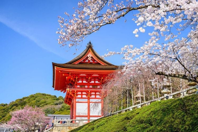 Temple à Kyoto, Japon