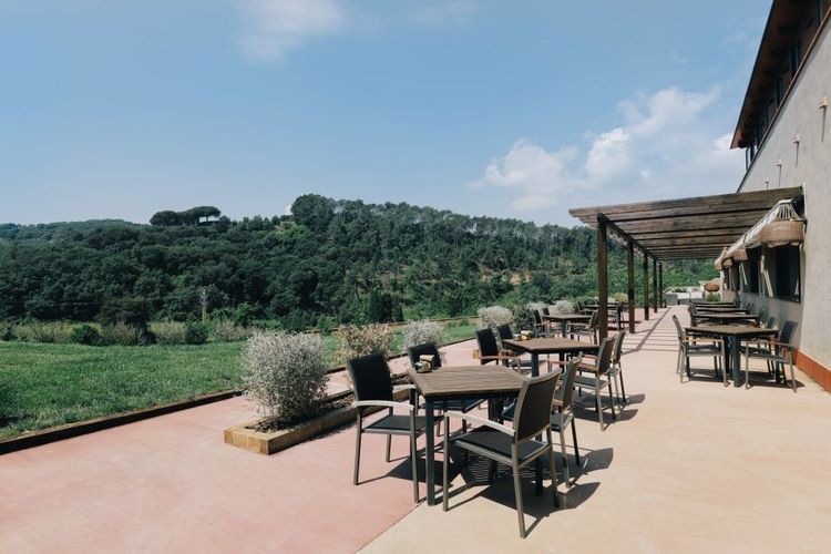 Terrasse Cibus pour y prendre son petit déjeuner