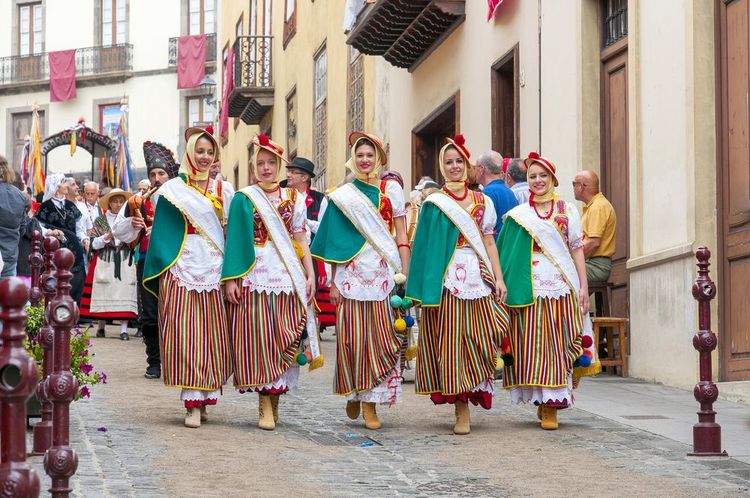 Un pellegrinaggio a La Orotava, Tenerife, Isole Canarie