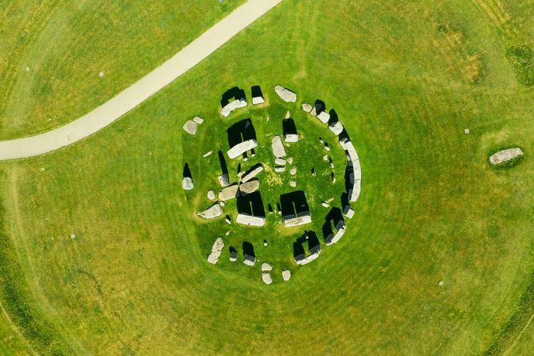 Aerial view of Stonehendge