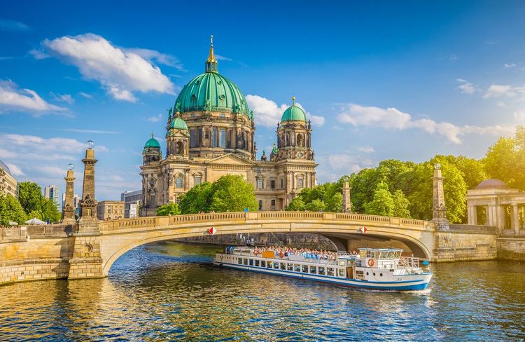 Vue sur la cathédrale historique de Berlin, Allemagne