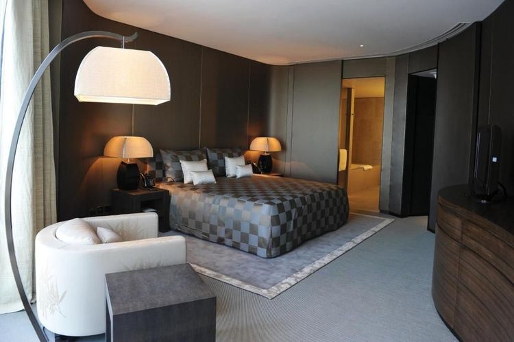 A room at the Armani Hotel