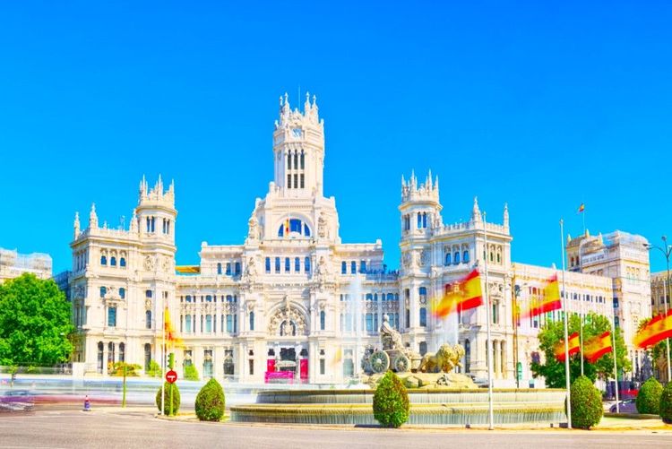 Le palais de Cybèle (Palacio de Cibeles), emblématique de Madrid