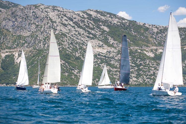 Voiliers à Perast