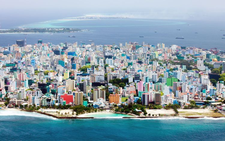 Malé, la seule ville des Maldives
