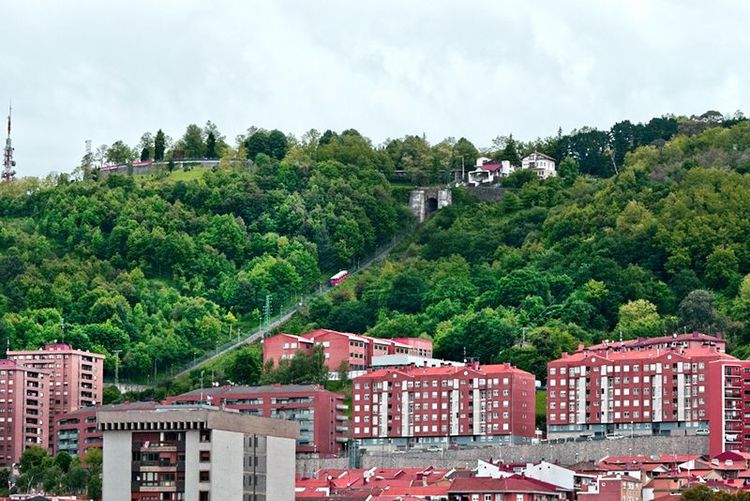 Le funiculaire sur les hauteurs du mont Artxanda