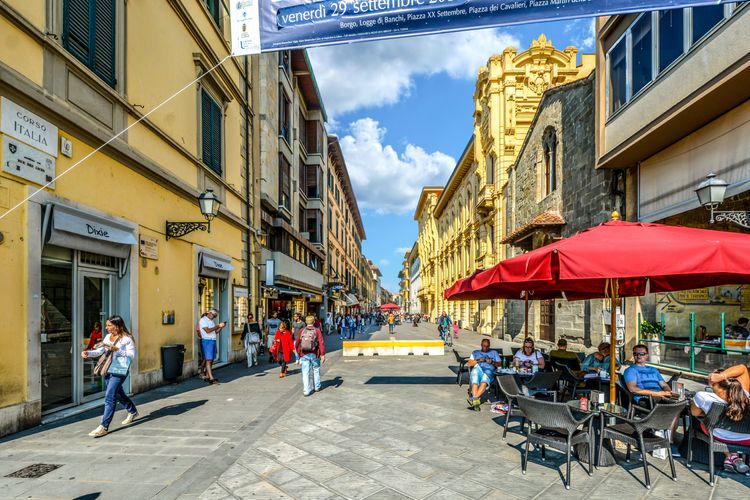Corso Italia: la via dello shopping