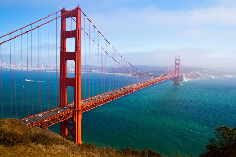 Le Golden Gate Bridge à San Francisco en Californie