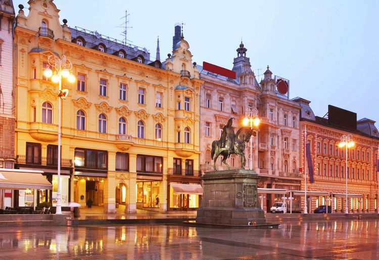 Place Ban Jelacic à Zagreb