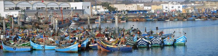Bateaux de pêche à Agadir