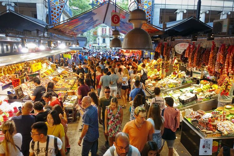 Le marché de la Boquéria