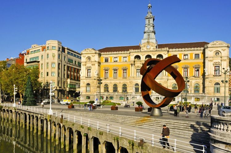 L'hôtel de ville de Bilbao.