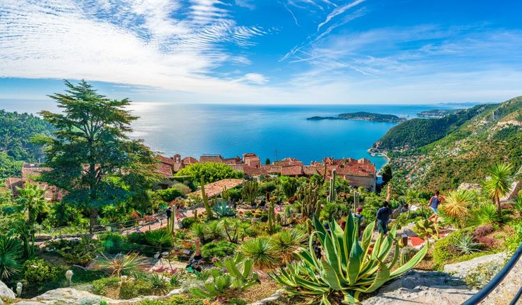 Eze, merveilleux petit village perché de la Côte d'Azur