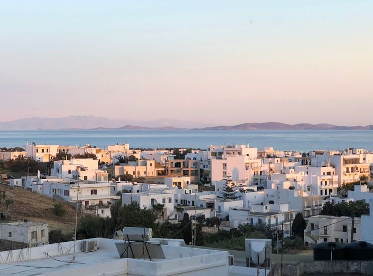 Vue sur Chora, sur l'île de Tinos.