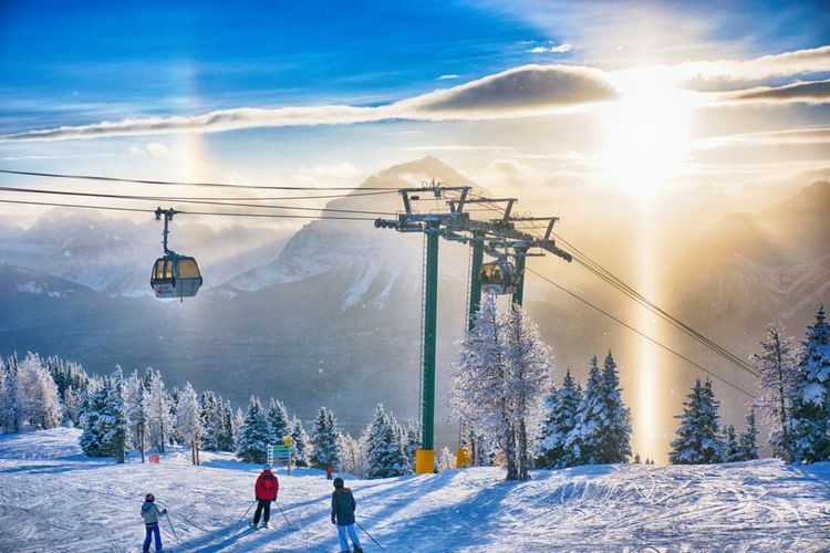 Station de ski du Lac Louise, Canada 