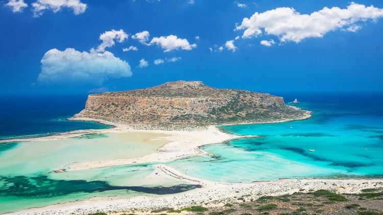 Le lagon de Balos, en Crète.