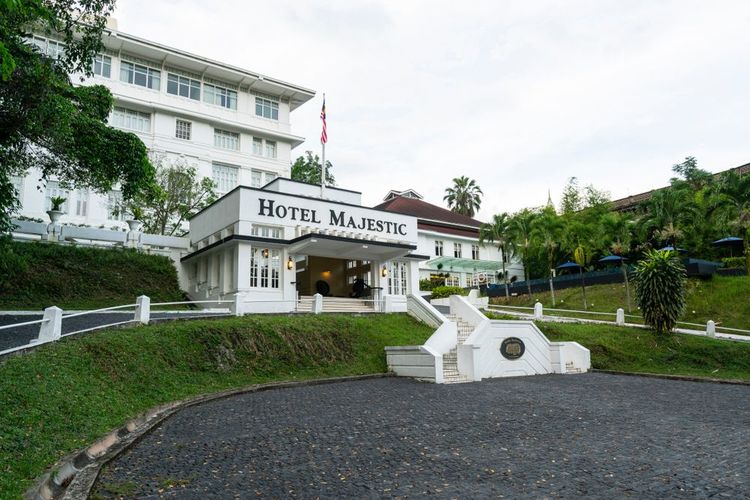 Façade de l'hôtel Majestic à Kuala Lumpur, Malaisie