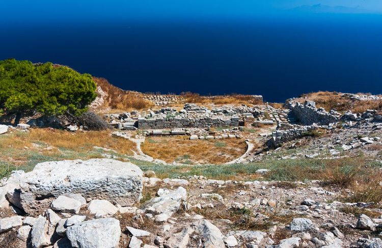Ancient Thera, Santorini's most beautiful archaeological site