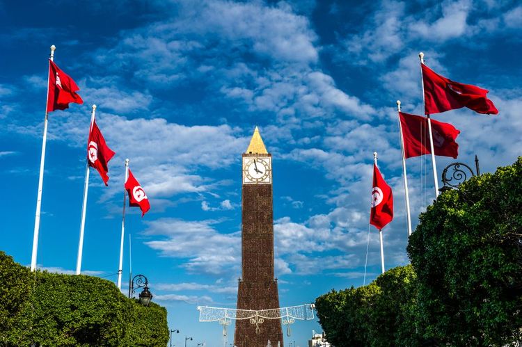 L'Horloge avenue Habib Bourguiba