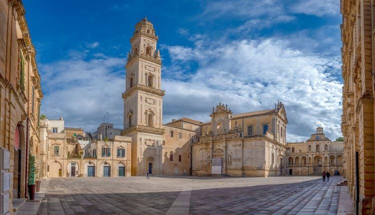 La célèbre Piazza del Duomo à Lecce