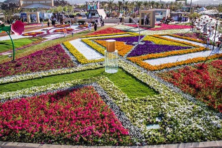 Das Rosenfestival in Taif in Saudi-Arabien, 2019