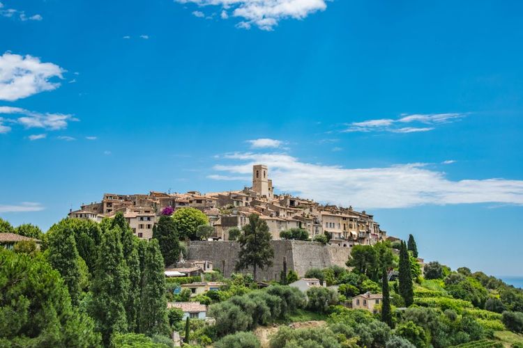 Le village de Saint-Paul-de-Vence sur la Côte d'Azur, France