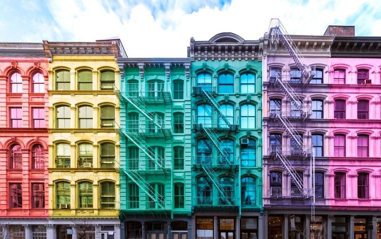 Quartier de SoHo à Manhattan