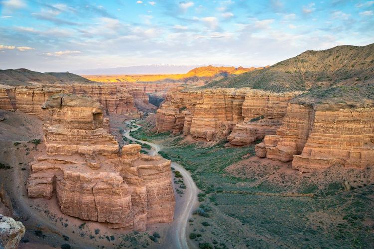 Vue du canyon de Charyn à Almaty, Kazakhstan