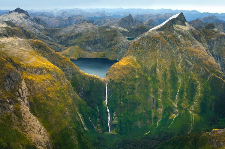 Les chutes Sutherland en Nouvelle-Zélande