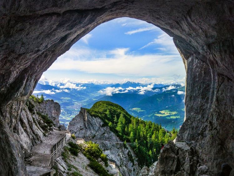 La grotte Eisriesenwelt, Autriche