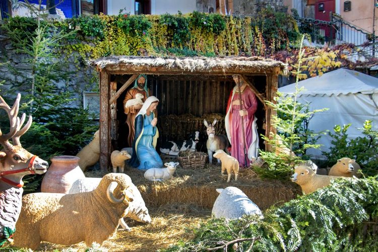 Crèche à Lucéram