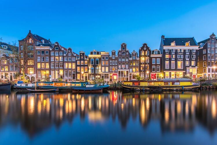 Les canaux d'Amsterdam