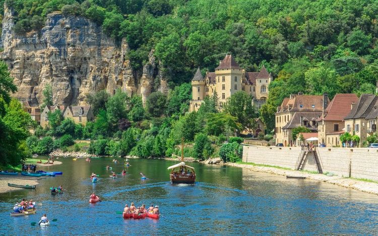 Canoeing on the Dordogne River