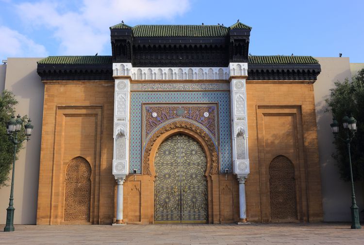 Portes du Palais Royal à Casablanca