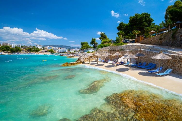 Paradise Beach, à Ksamil