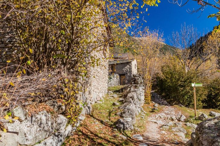 Refuge dans la montagne du côté de Ramio
