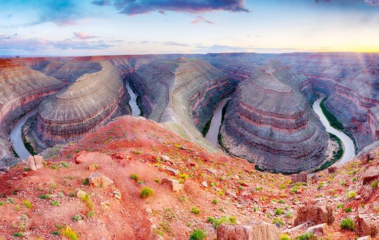 La rivière San Juan, Utah - États-Unis