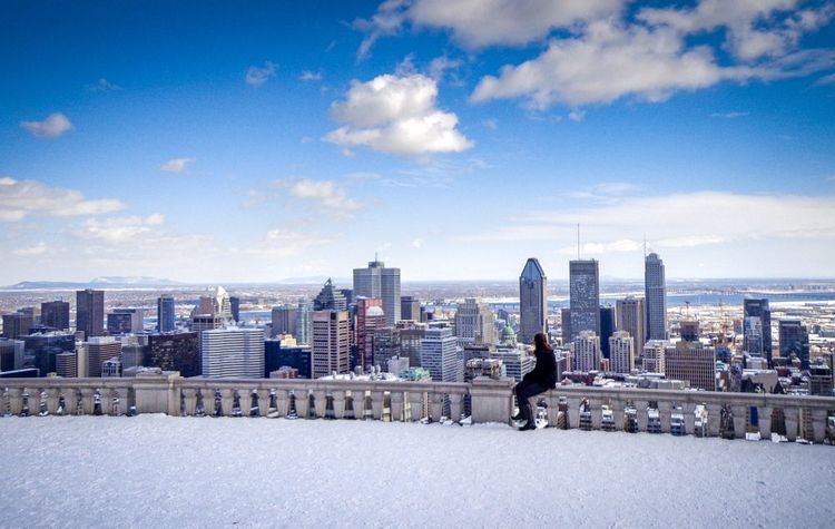 Vue du parc du Mont-Royal