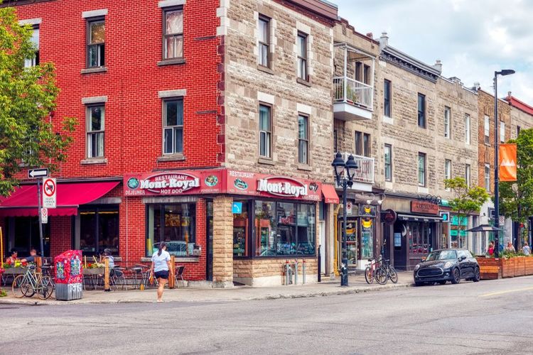 Le Plateau Mont Royal, Montréal, Canada