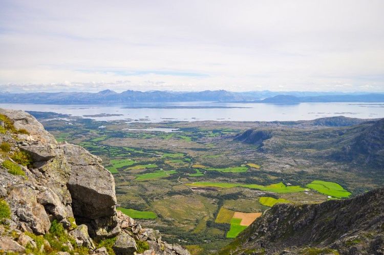 Vue sur l'archipel depuis le Gullsvågfjellet