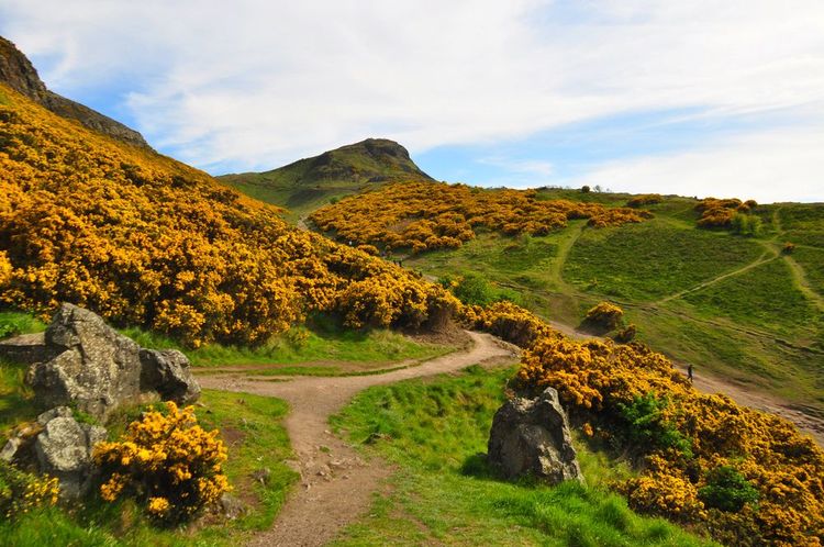 Un sentier de Holyrood Park.