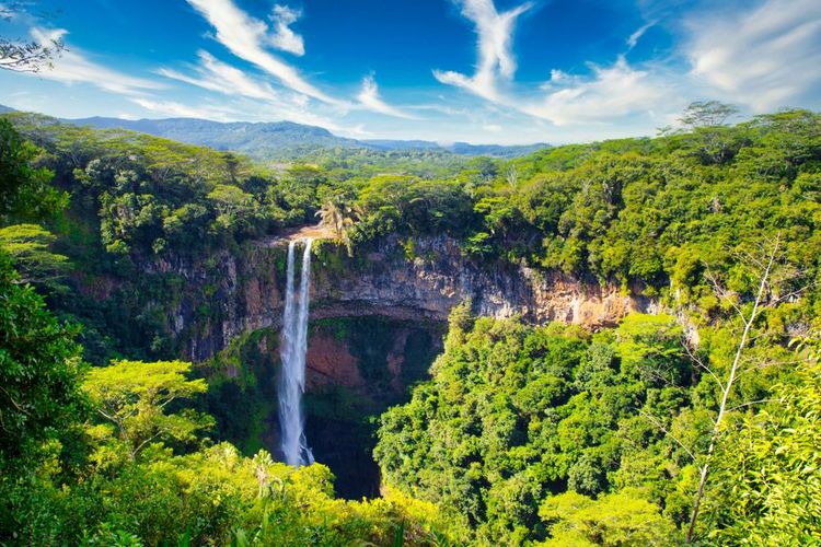 Cascade de Chamarel, Île Maurice, océan Indien, Afrique