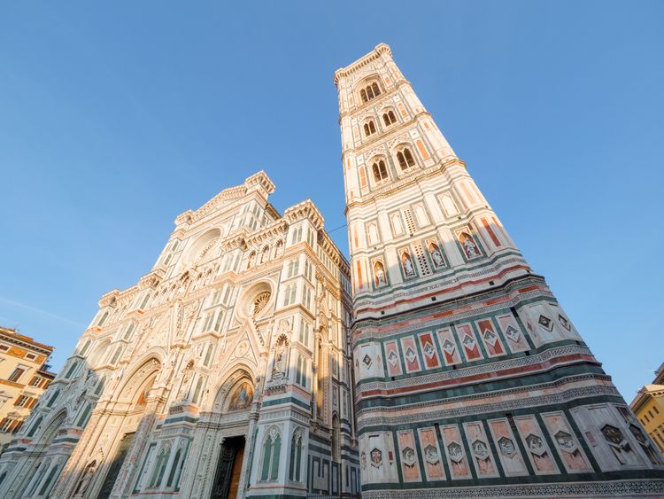 Der Campanile von Giotto, 84,70 m hoch.